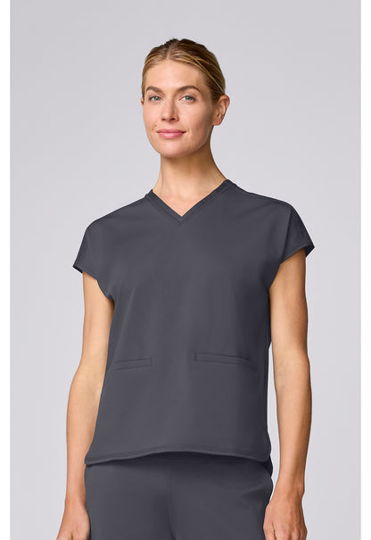 Med Couture Amp Knit Women's MC00058 V-Neck Dolman Top