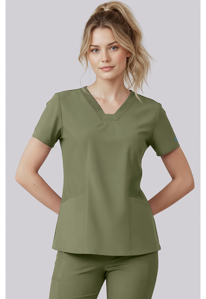 Med Couture Insight Women's MC00077 V-Neck Top