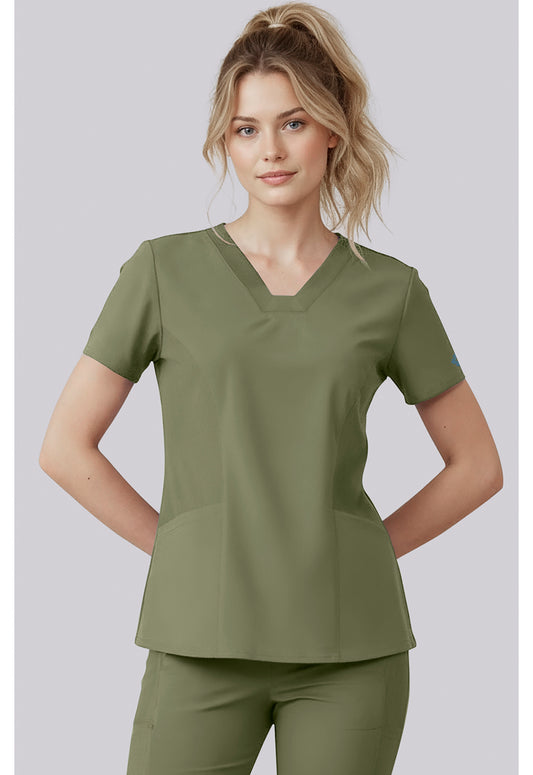 Med Couture Insight Women's MC00077 V-Neck Top