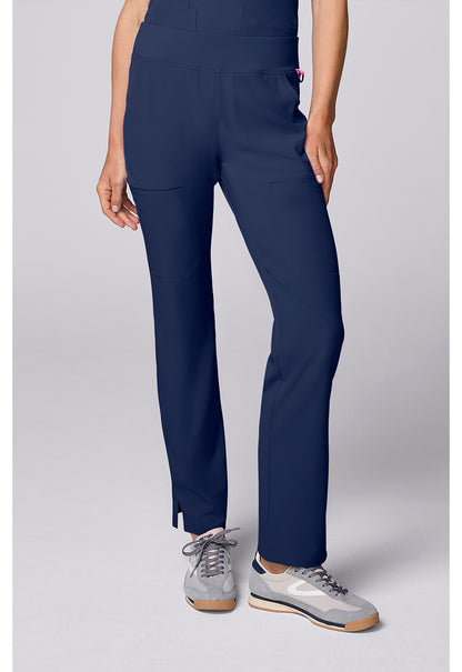 Med Couture Amp Women's MC00082 Yoga Waist Straight Leg Pant
