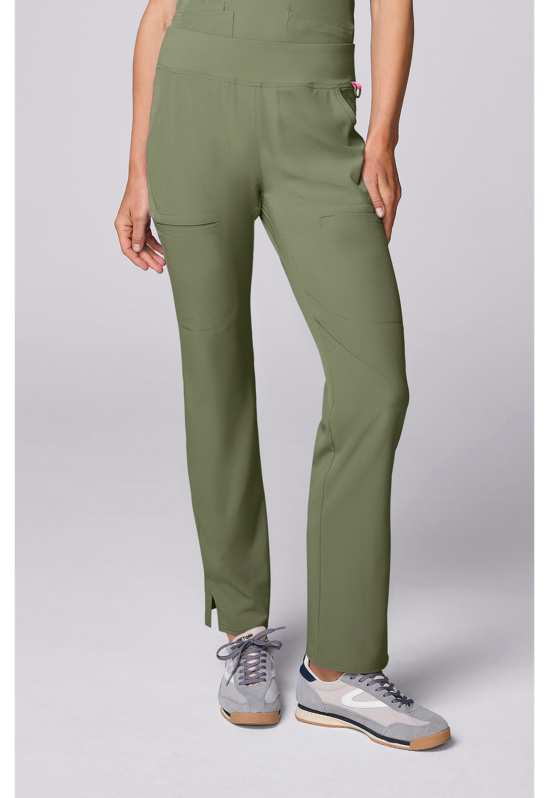 Med Couture Amp Women's MC00082 Yoga Waist Straight Leg Pant