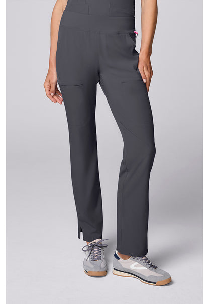 Med Couture Amp Women's MC00082 Yoga Waist Straight Leg Pant