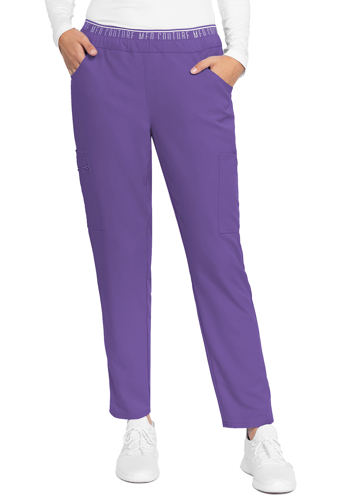 Med Couture Insight Women's MC009 Mid Rise Pull-on Tapered Leg Ankle Pant