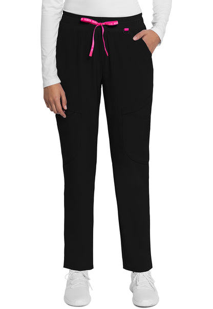 Med Couture Amp Women's MC101 Mid Rise Drawstring Tapered Leg Pant