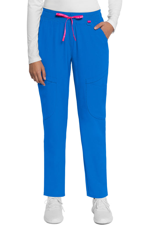 Med Couture Amp MC101 Plus Size Mid Rise Drawstring Tapered Leg Pant
