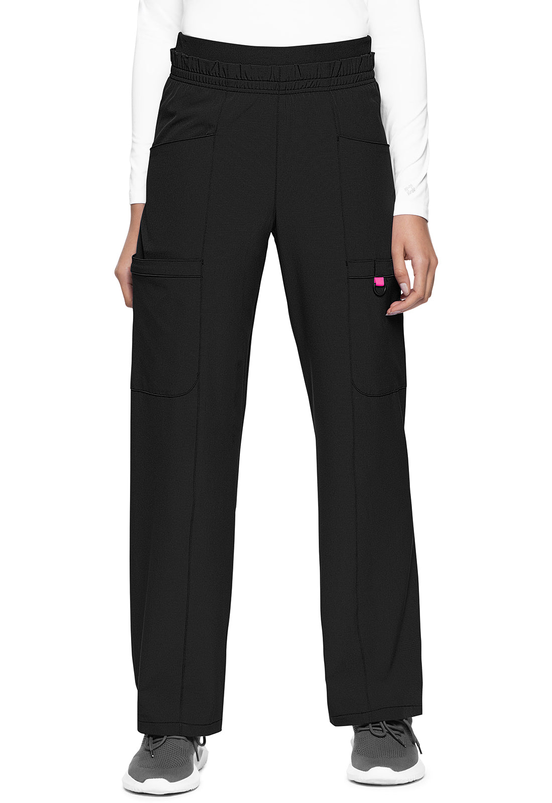 Med Couture Amp Women's MC105 High Rise Pull-on Wide Leg Cargo Pant