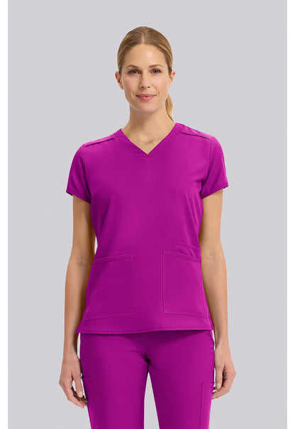 2411 Med Couture Insight Top de 3 bolsillos para mujer 
