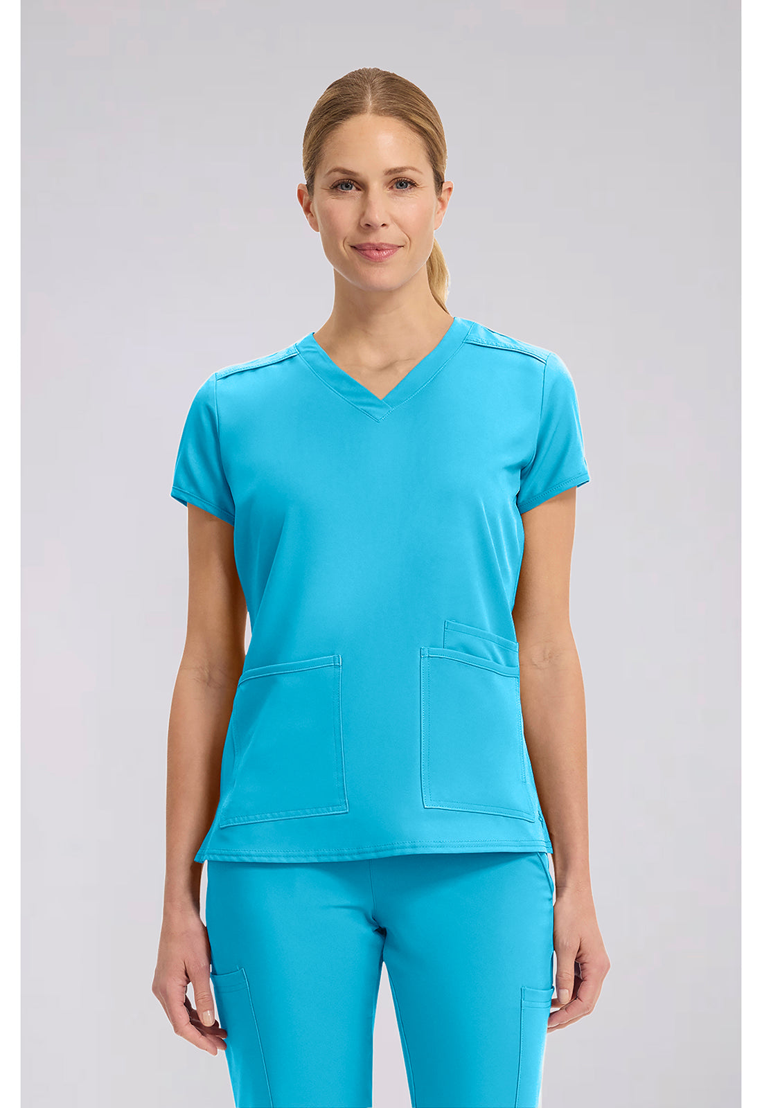 2411 Med Couture Insight Top de 3 bolsillos para mujer 