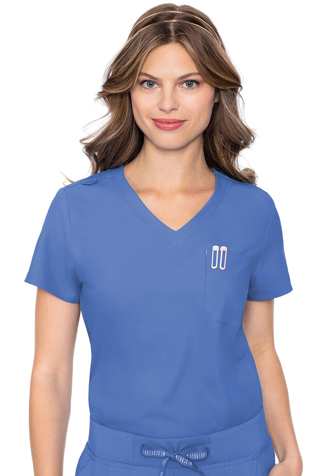 Med Couture Insight Women's MC2432 One Pocket Tuck-In Top — Clearance