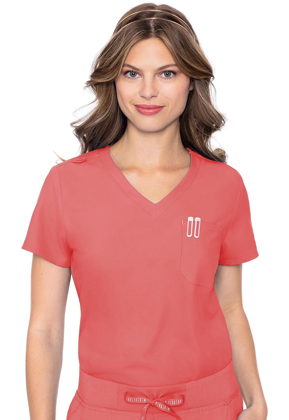 Med Couture Insight Women's MC2432 One Pocket Tuck-In Top — Clearance