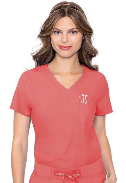 Med Couture Insight Women's MC2432 One Pocket Tuck-In Top — Clearance