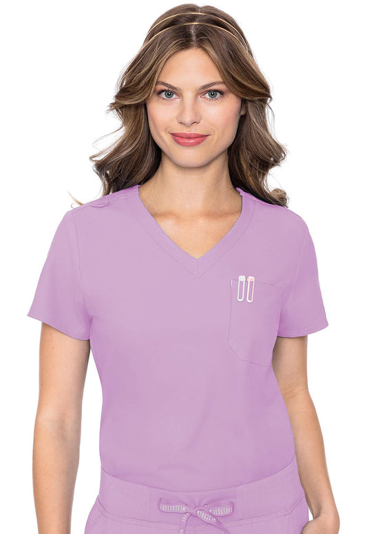 Med Couture Insight Women's MC2432 One Pocket Tuck-In Top