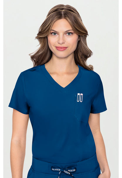 Med Couture Insight Women's MC2432 One Pocket Tuck-In Top