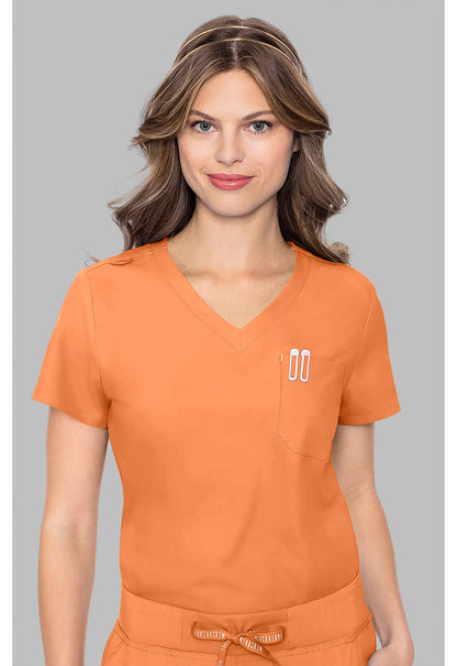 Med Couture Insight Women's MC2432 One Pocket Tuck-In Top