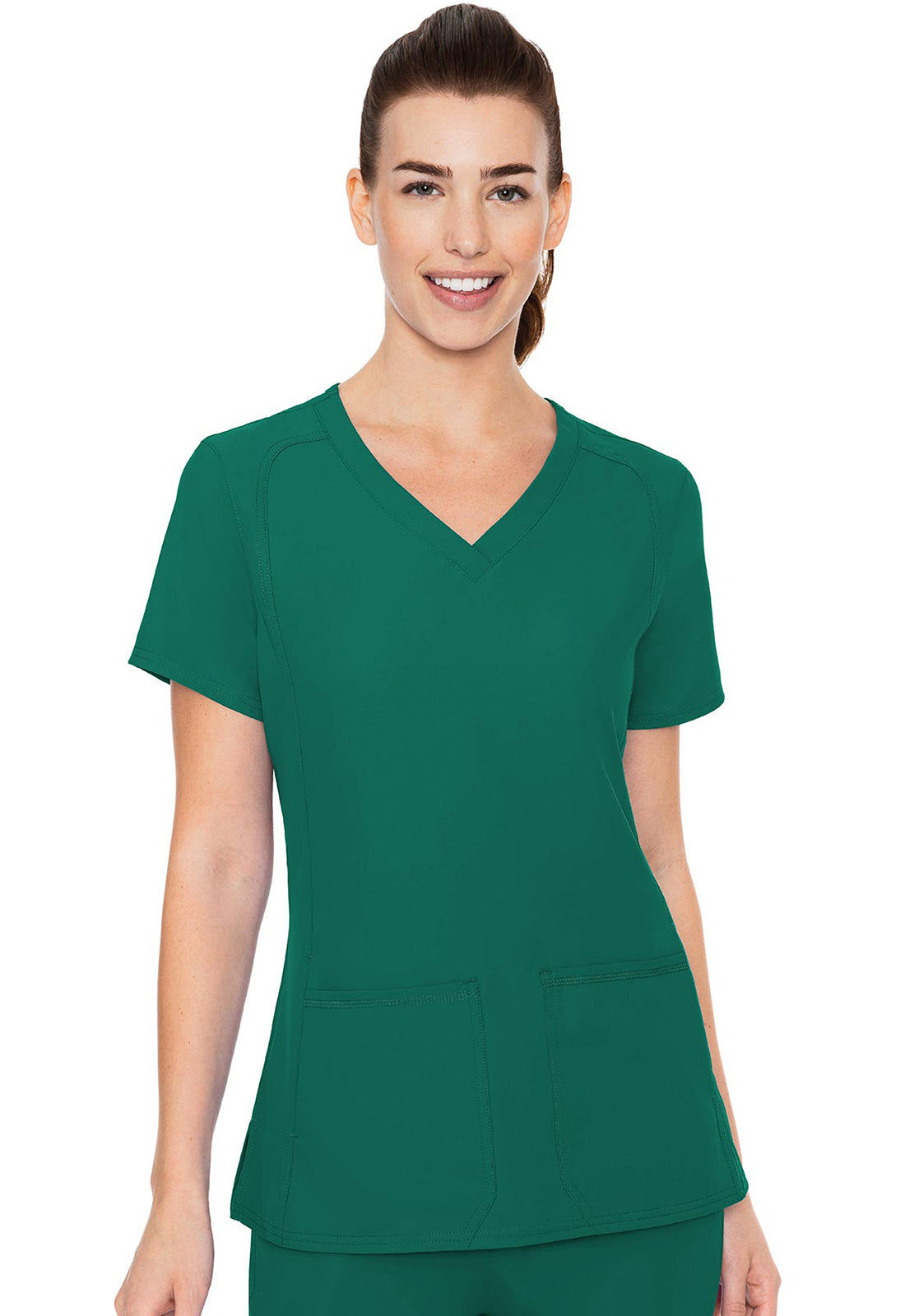 Med Couture Insight Women's MC2468 Side Pocket Top