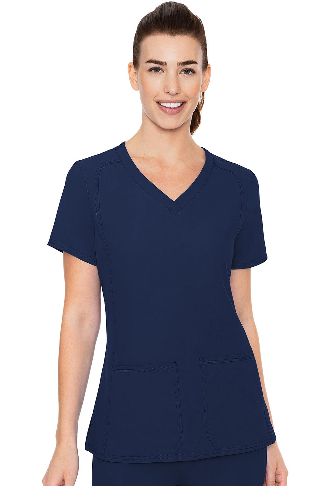 Med Couture Insight Women's MC2468 Side Pocket Top