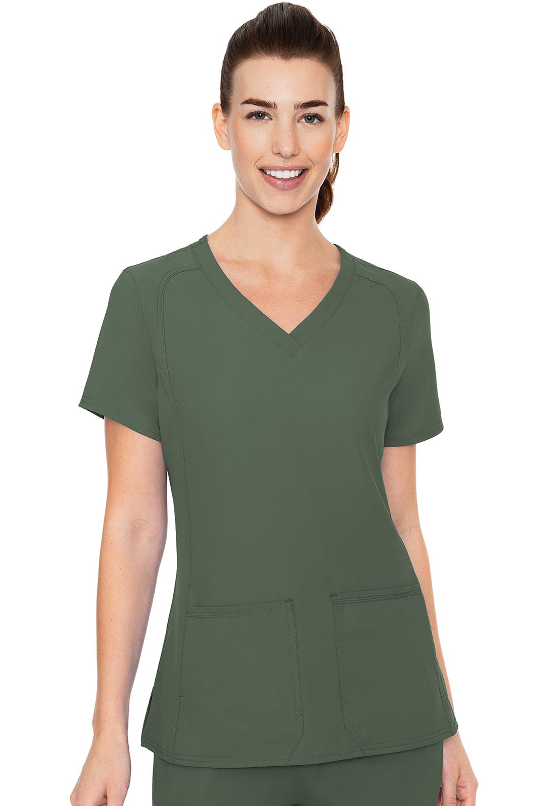 Med Couture Insight Women's MC2468 Side Pocket Top