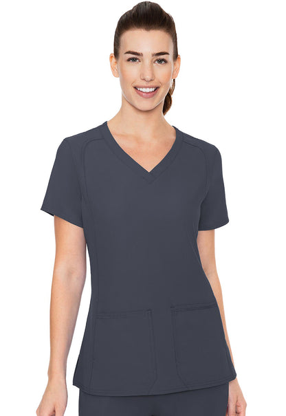 Med Couture Insight Women's MC2468 Side Pocket Top