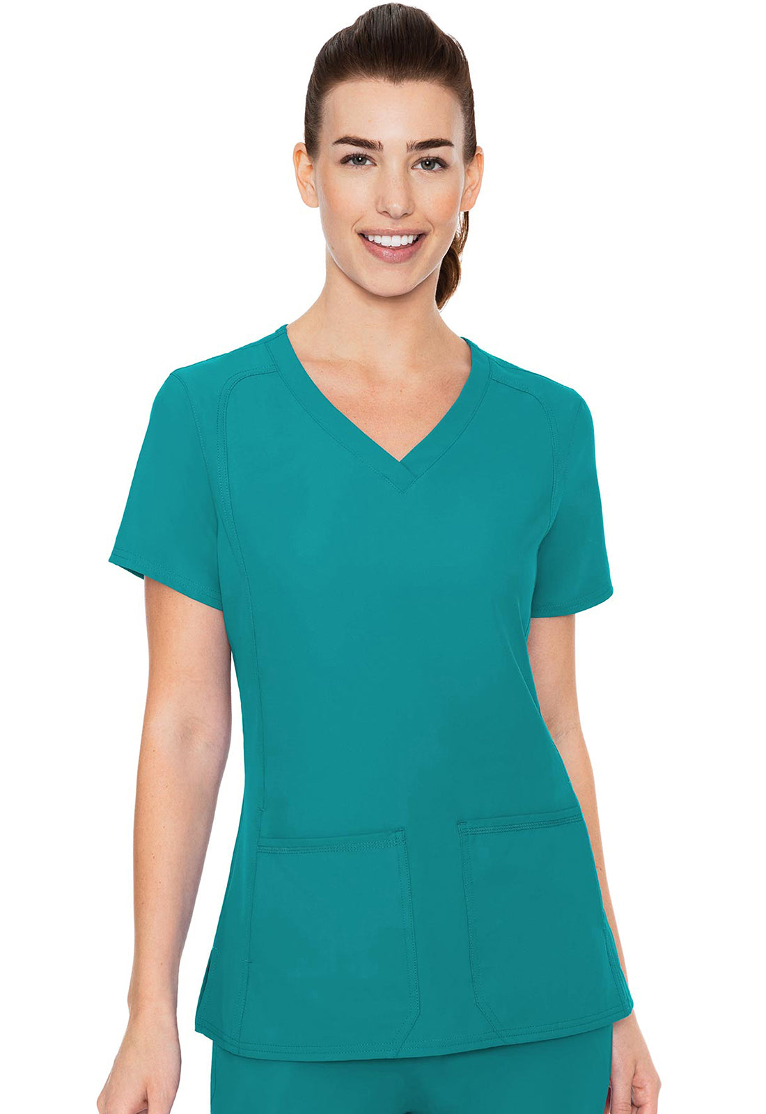 Med Couture Insight Women's MC2468 Side Pocket Top