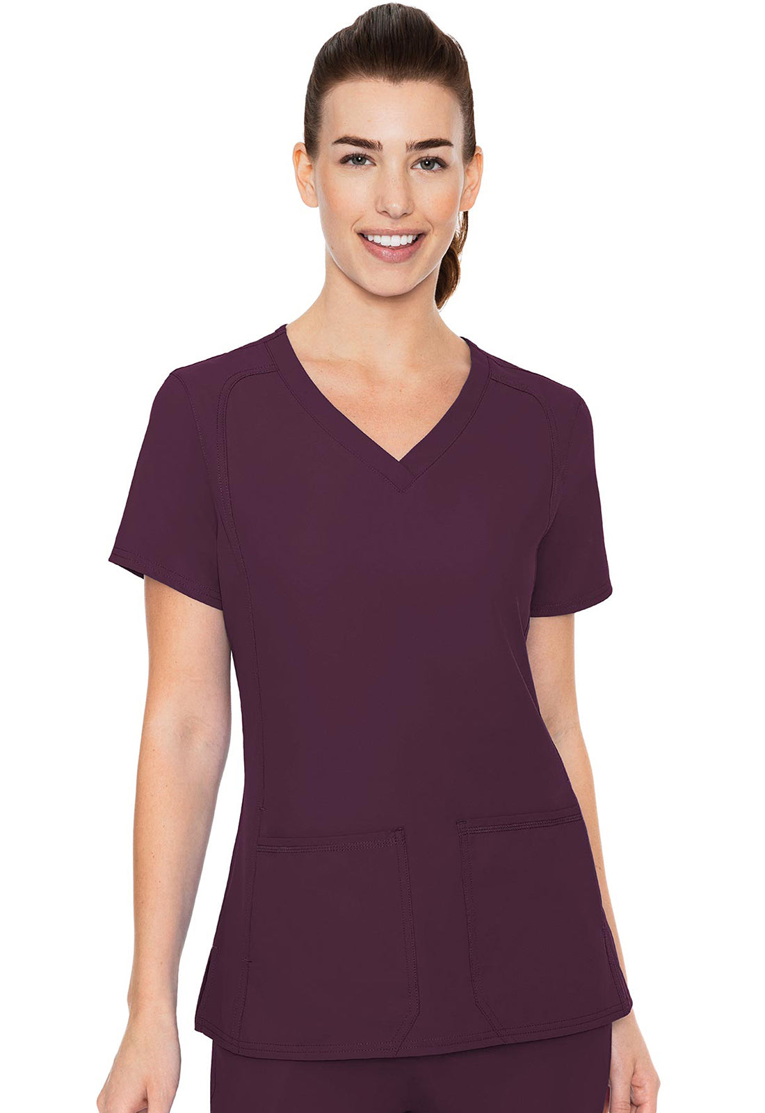 Med Couture Insight Women's MC2468 Side Pocket Top