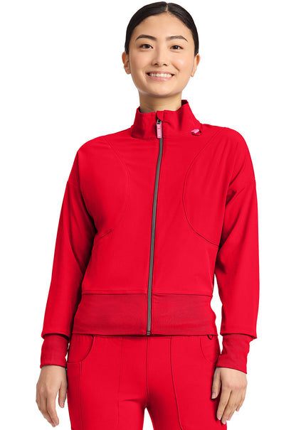 Med Couture Amp Women's MC303 Women's Cropped Warm Up Jacket