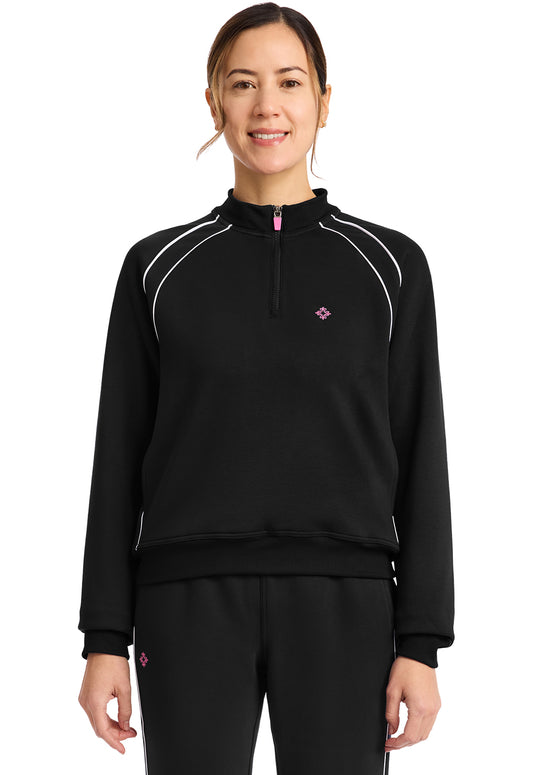 Med Couture Amp Women's MC328 Scuba Half Zip Jacket