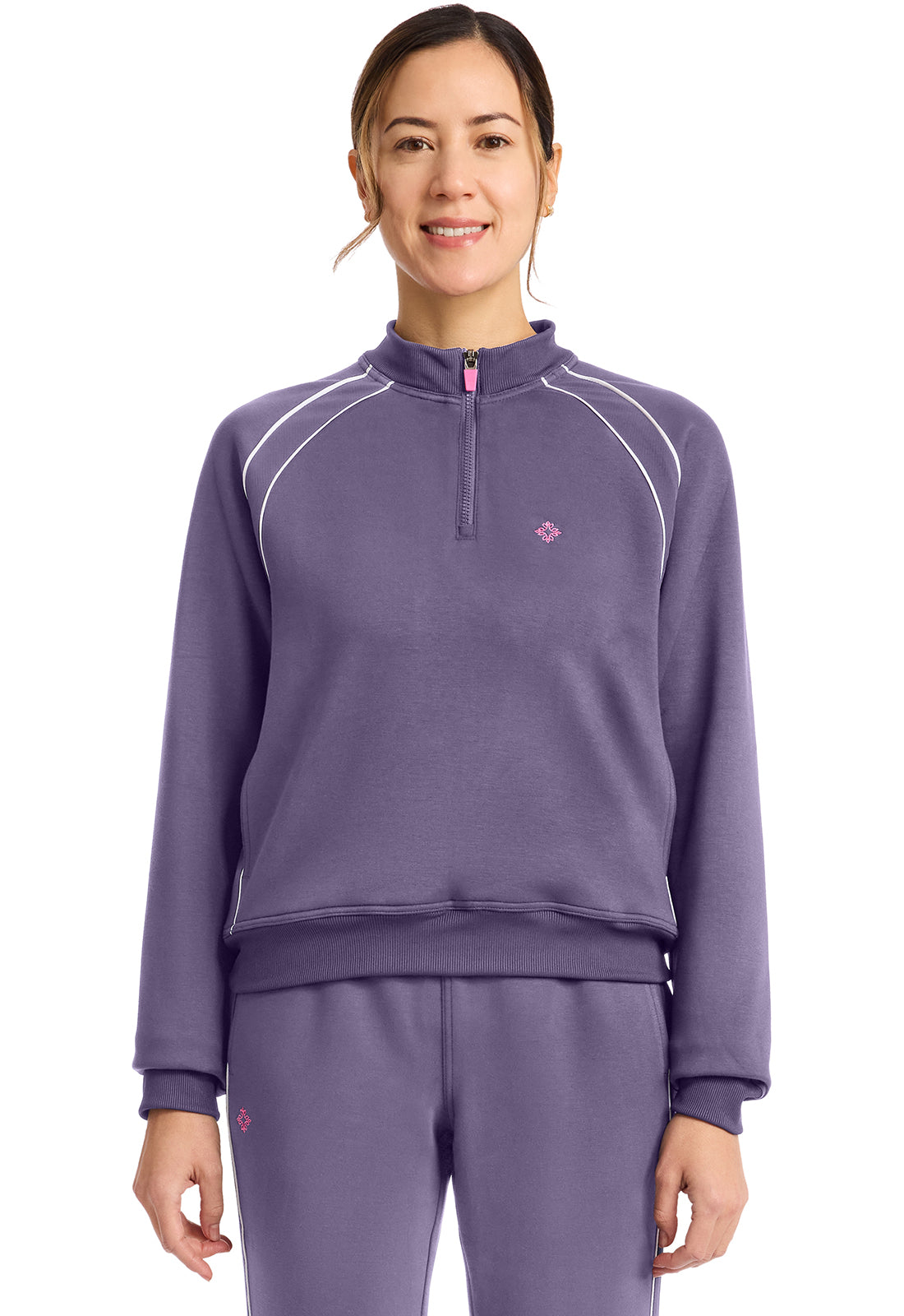 Med Couture Amp Women's MC328 Scuba Half Zip Jacket – The Uniform