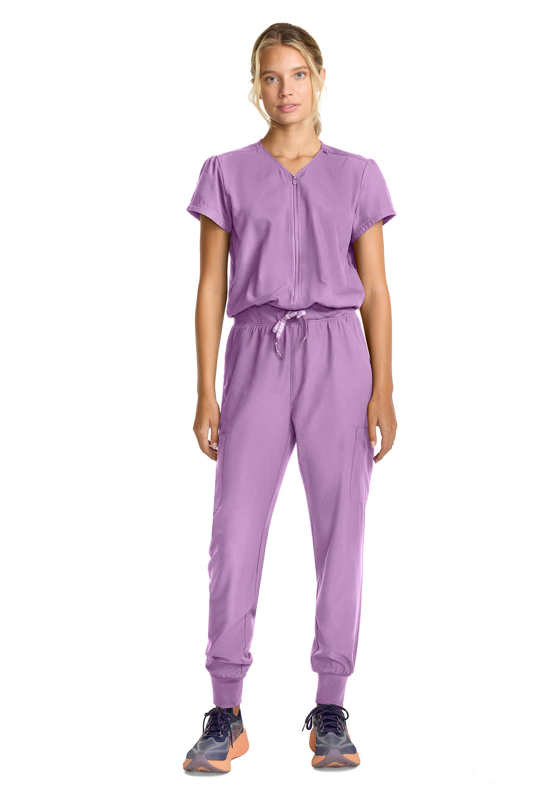 Med Couture Insight Women's MC510 Women's Zip Front Jumpsuit