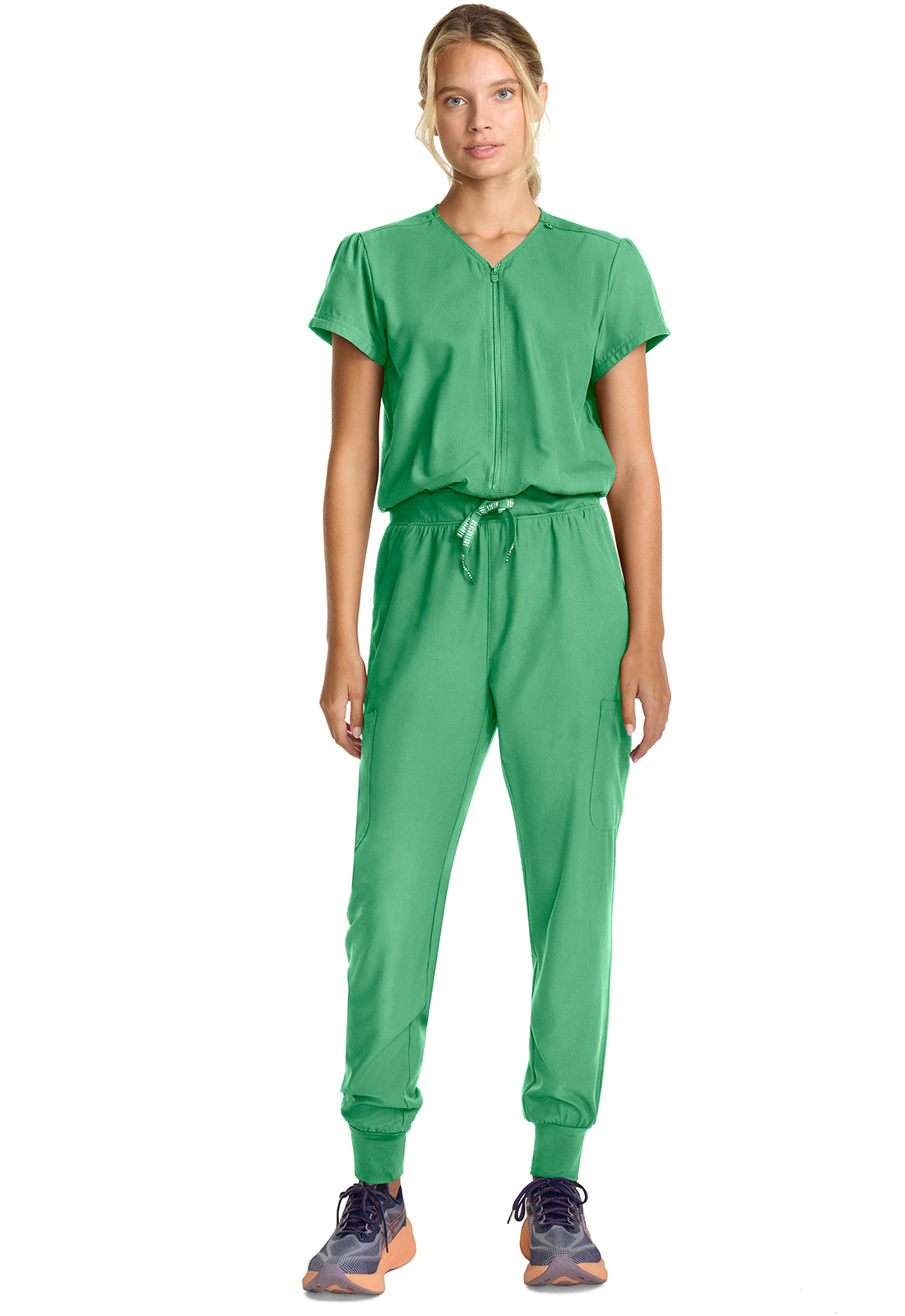 Med Couture Insight Women's MC510 Women's Zip Front Jumpsuit