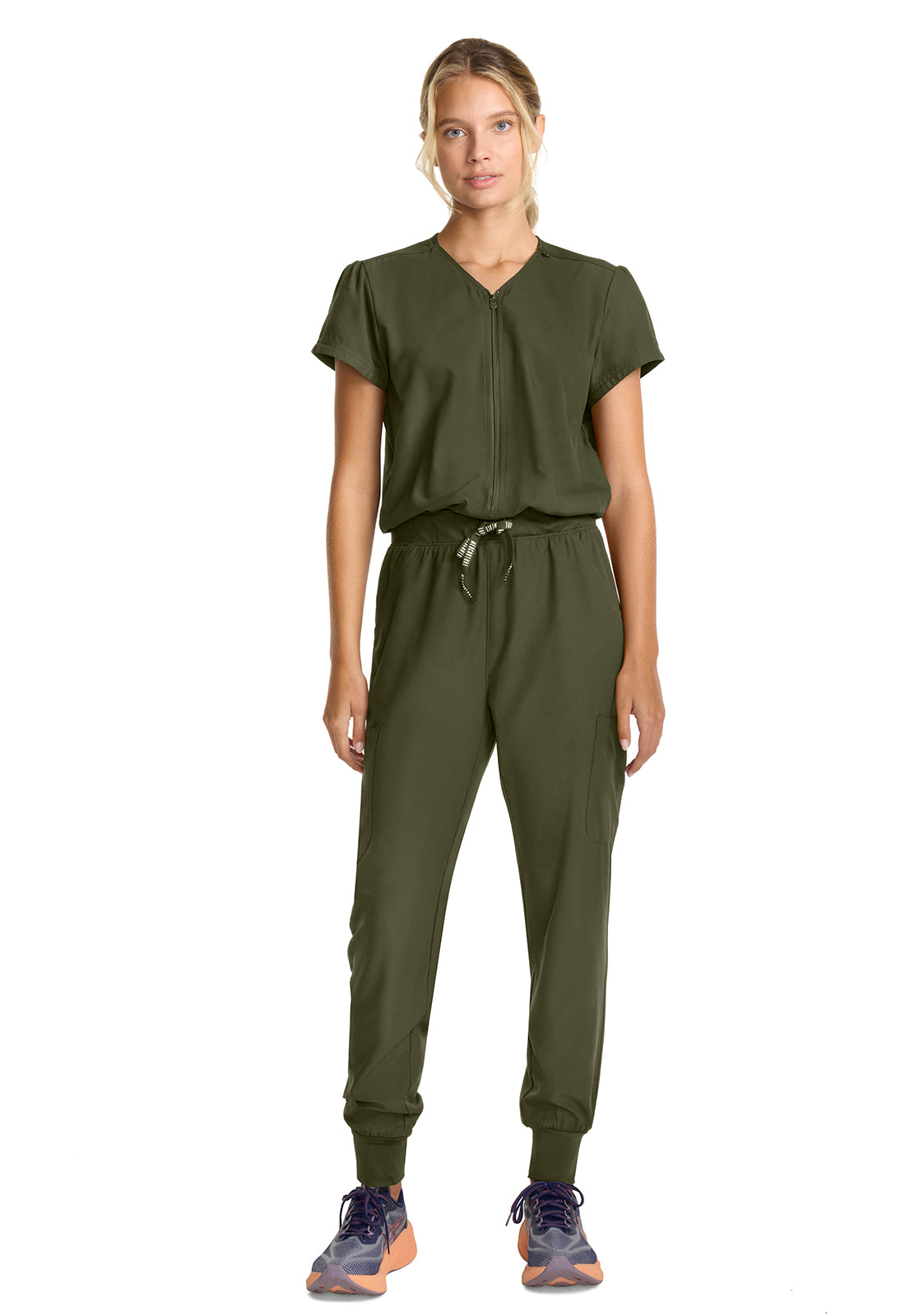 Med Couture Insight Women's MC510 Women's Zip Front Jumpsuit