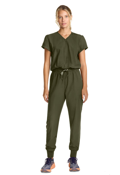 Med Couture Insight Women's MC510 Women's Zip Front Jumpsuit