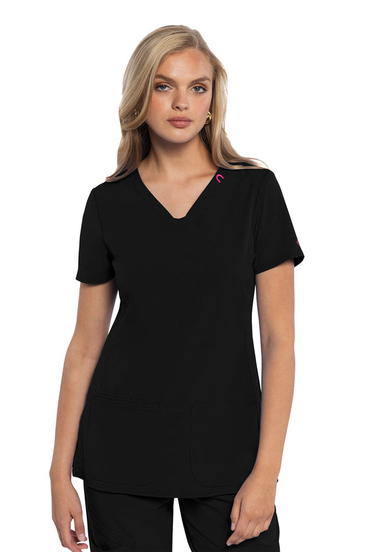 Med Couture Amp MC702 V-Neck Top