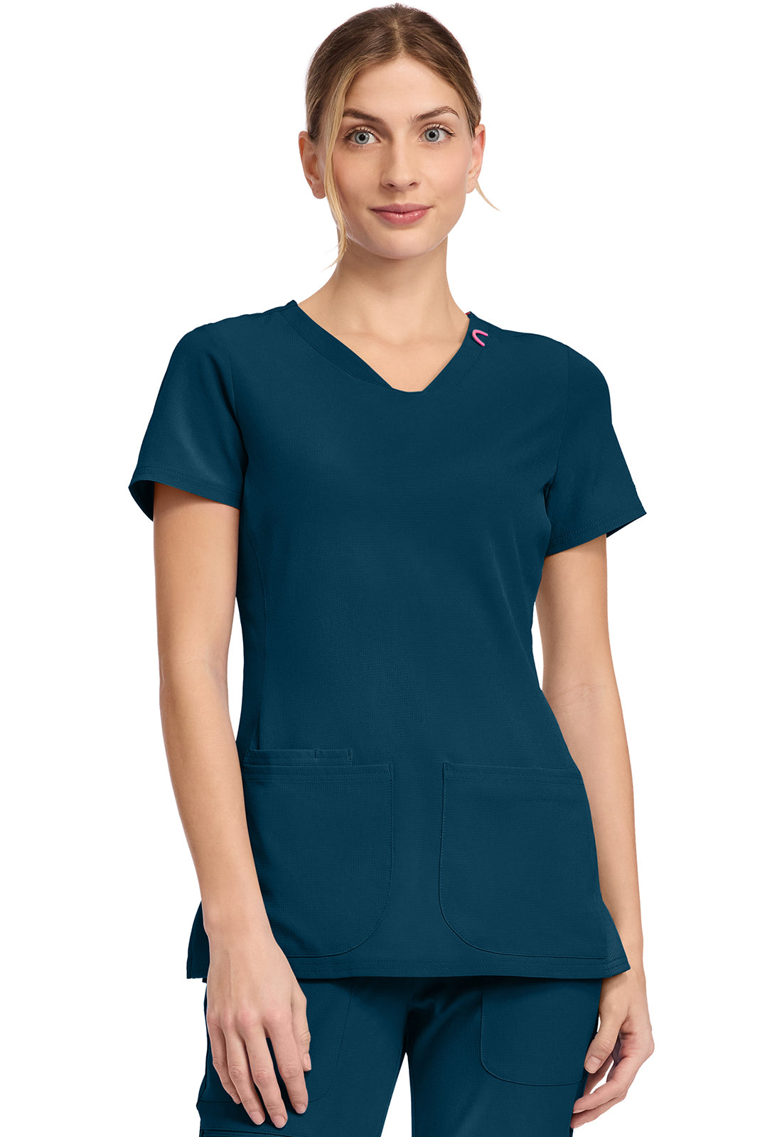 Med Couture Amp MC702 V-Neck Top
