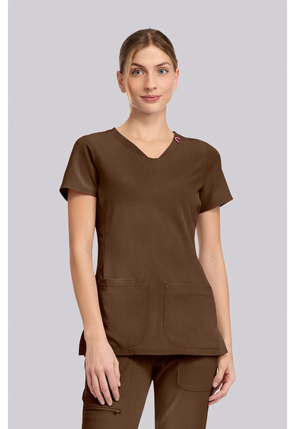 Med Couture Amp Women's MC702 V-Neck Top