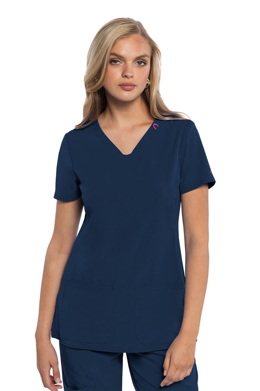 Med Couture Amp MC702 V-Neck Top