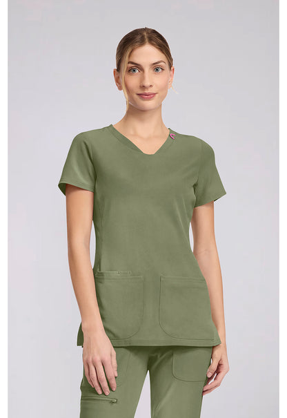 Med Couture Amp Women's MC702 V-Neck Top