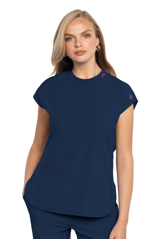 Med Couture Amp MC703 Doleman Round Neck Tuckable Top