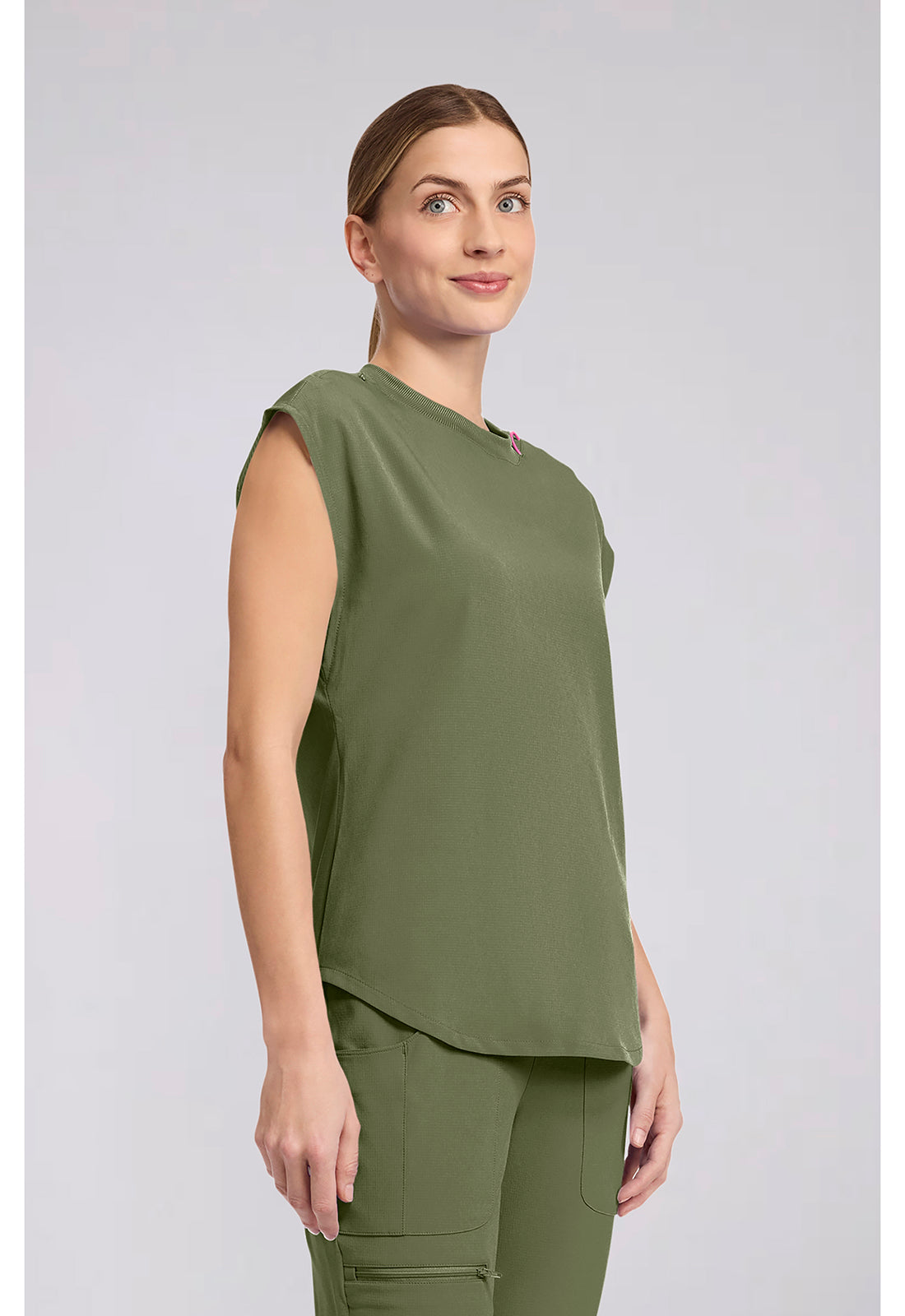 Med Couture Amp Women's MC703 Round Neck Tuckable Top – The