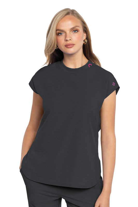 Med Couture Amp MC703 Doleman Round Neck Tuckable Top