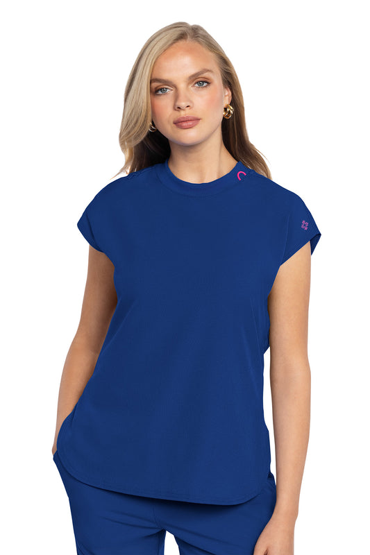 Med Couture Amp MC703 Plus Size Doleman Round Neck Tuckable Top