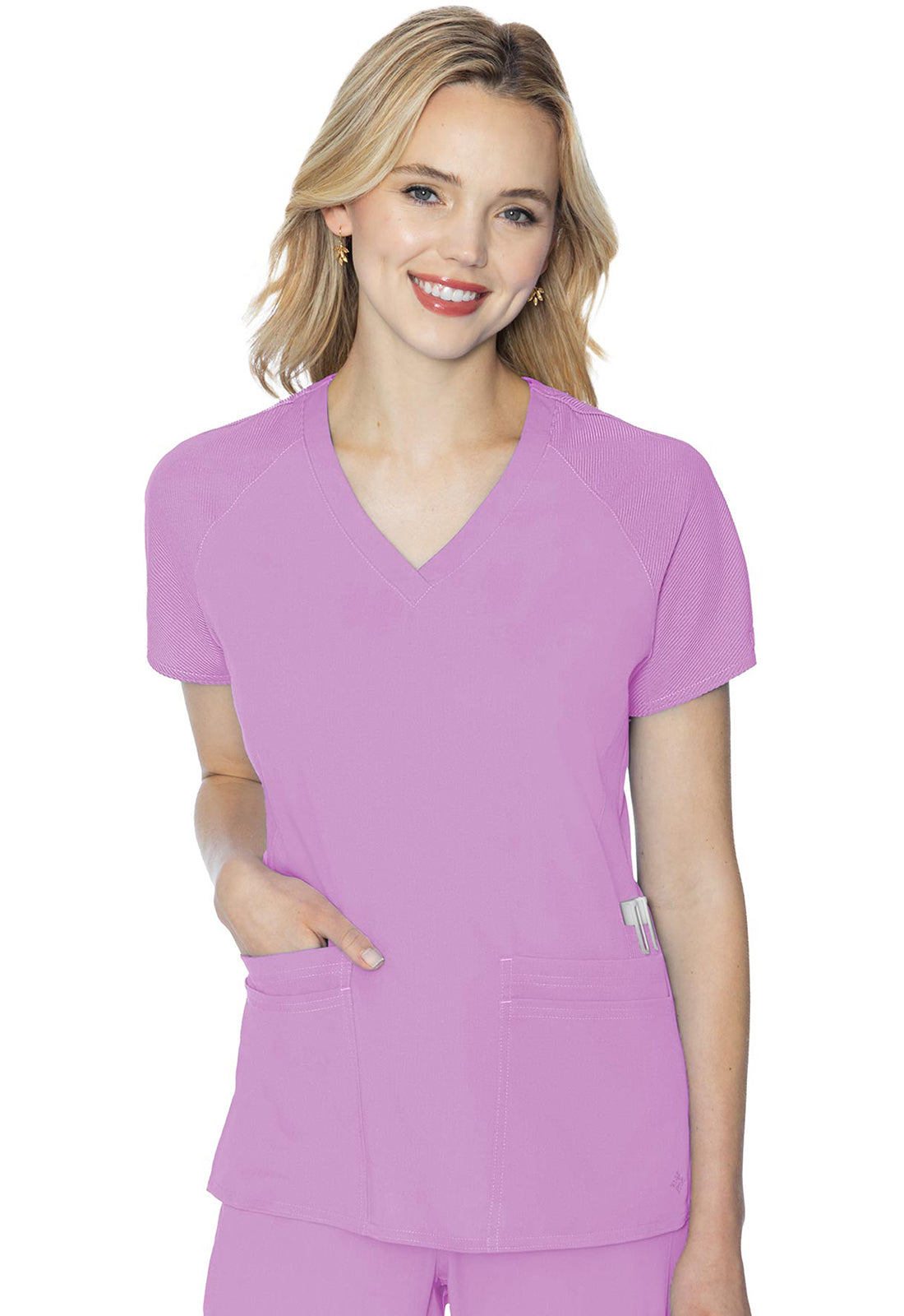 Med Couture Touch Women's MC7425 Raglan Sleeve Top