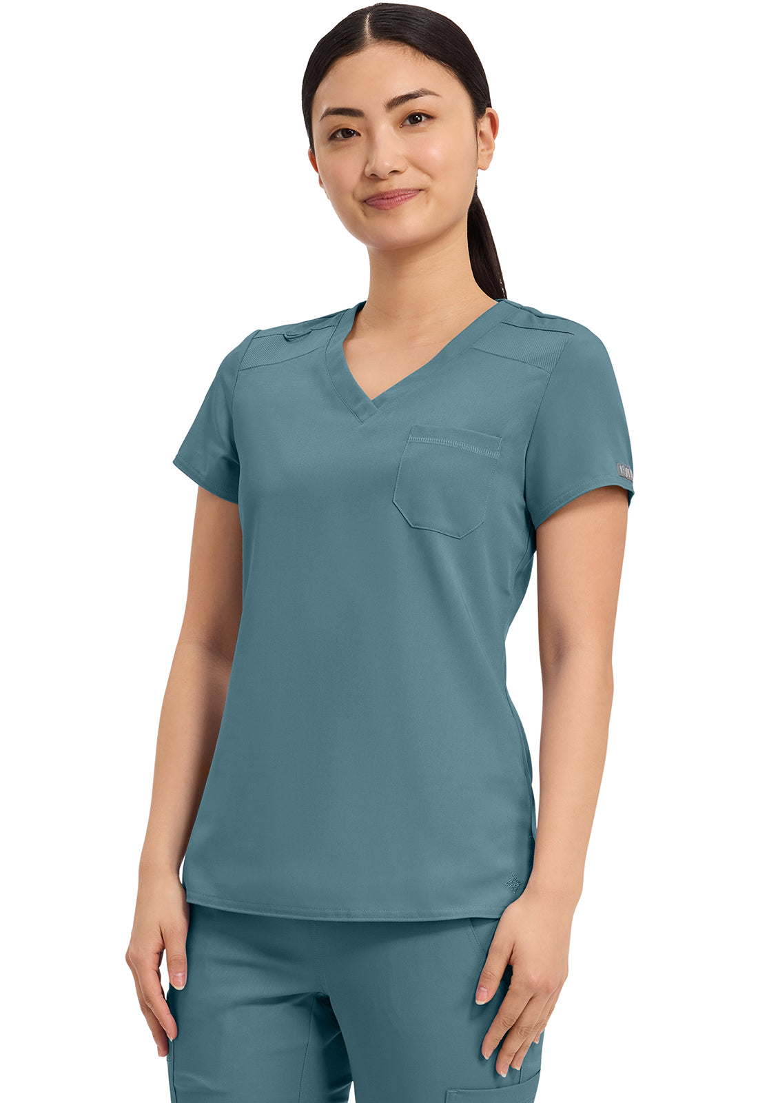 Med Couture Touch Women's MC7448 V-Neck Tuck In – The Uniform Shoppe