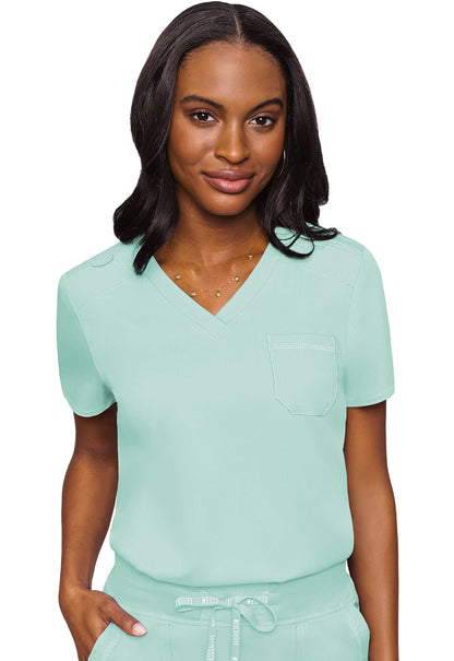 Med Couture Touch Women's MC7448 V-Neck Tuck In