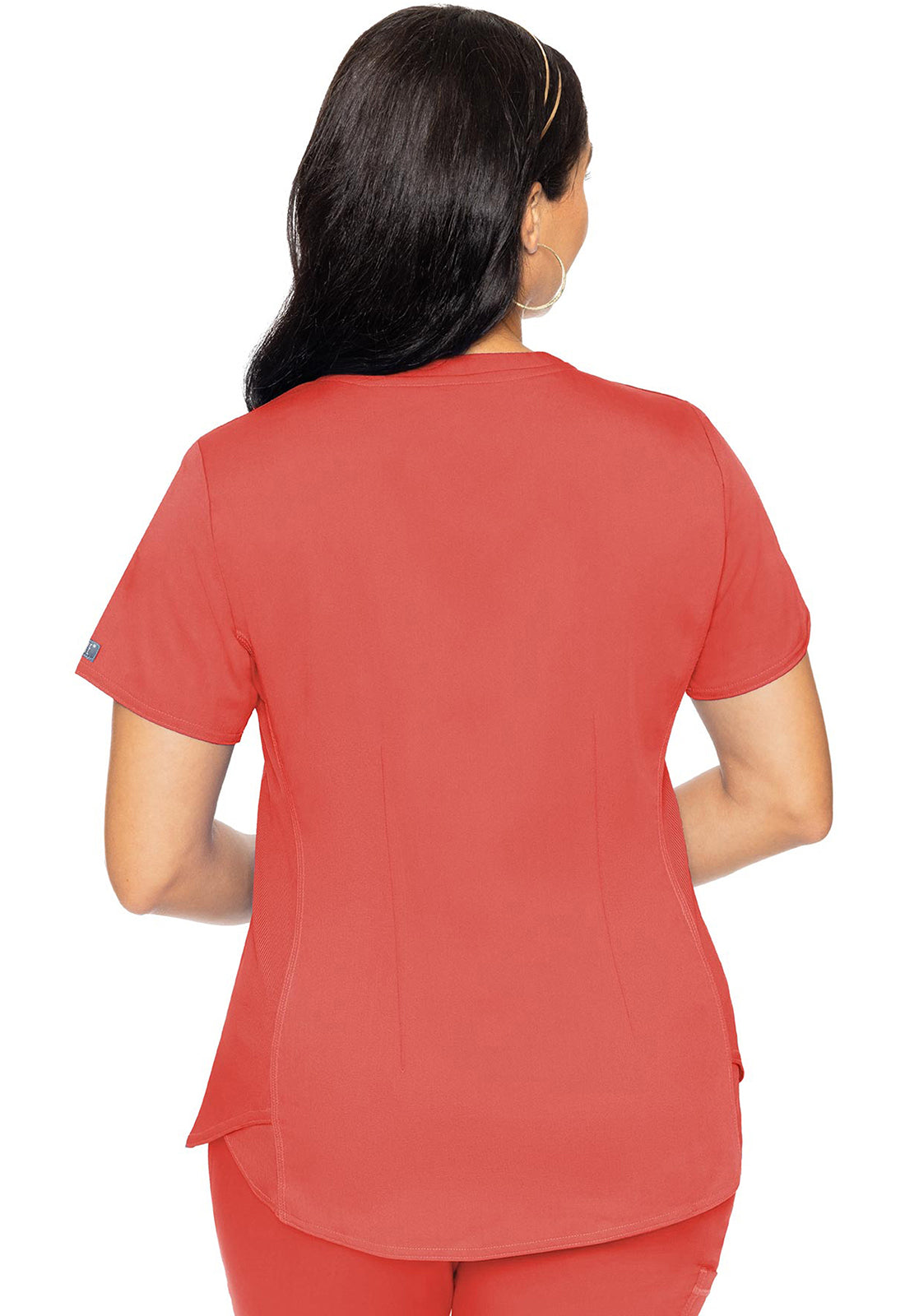 Med Couture Touch Women's MC7459 V-Neck Shirttail Top – The