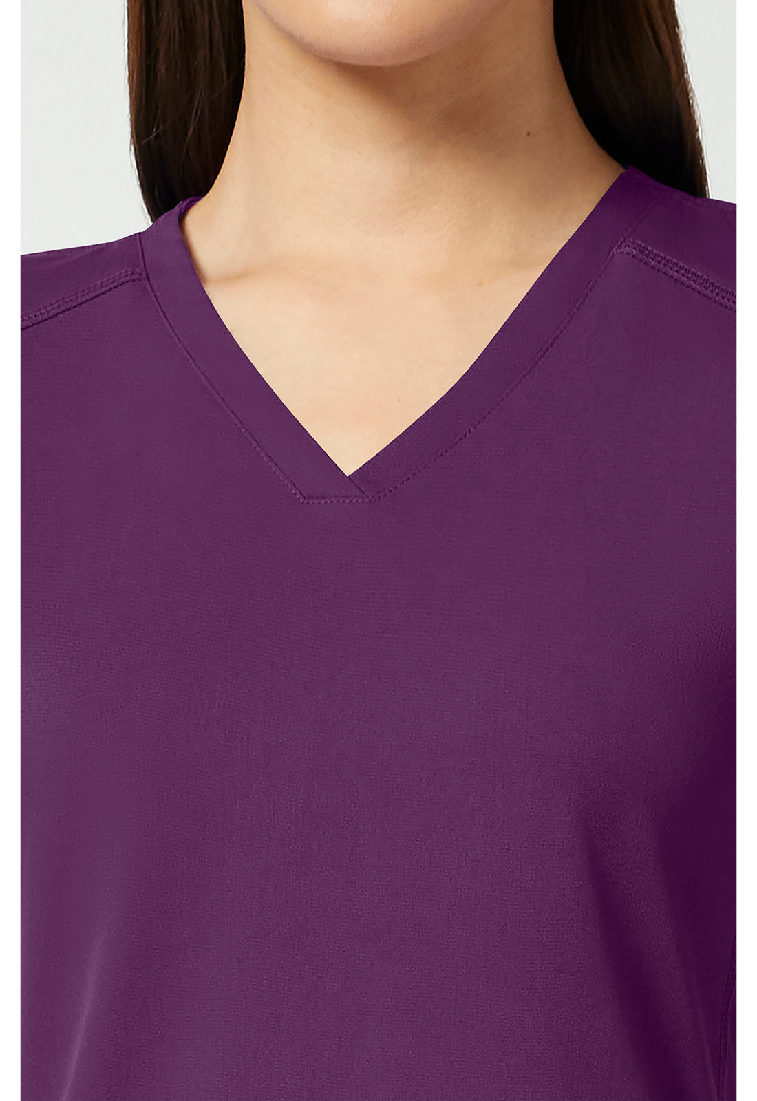 Med Couture Touch Women's MC7459 V-Neck Shirttail Top – The
