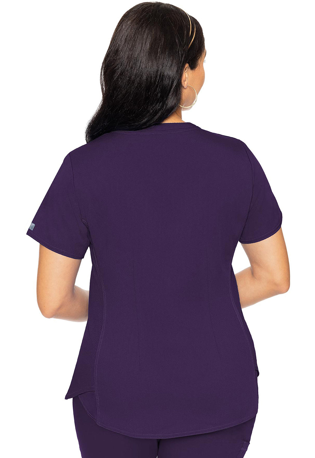 Med Couture Touch Women's MC7459 V-Neck Shirttail Top – The
