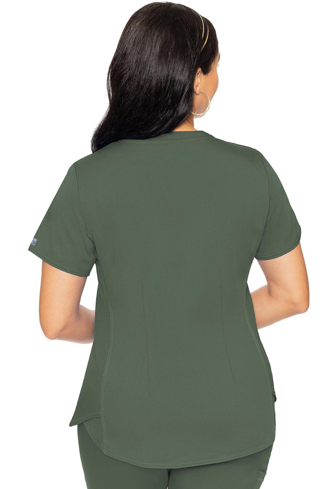 Med Couture Touch Women's MC7459 V-Neck Shirttail Top – The
