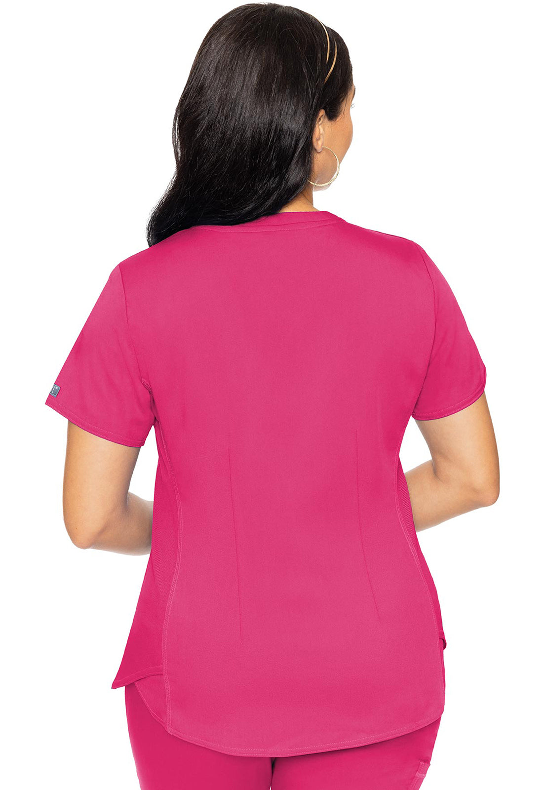 Med Couture Touch Women's MC7459 V-Neck Shirttail Top – The