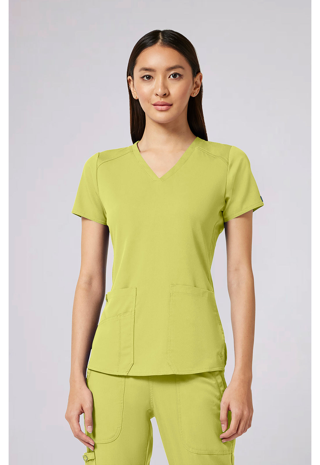 Blusa camisera con escote en V para mujer 7459 Med Couture Touch 