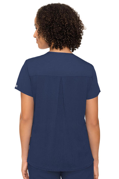 Med Couture Touch 7468 V-neck Knit Back Top